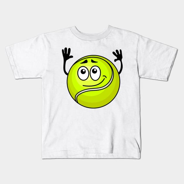 Tennis ball Kids T-Shirt by TexasRancher